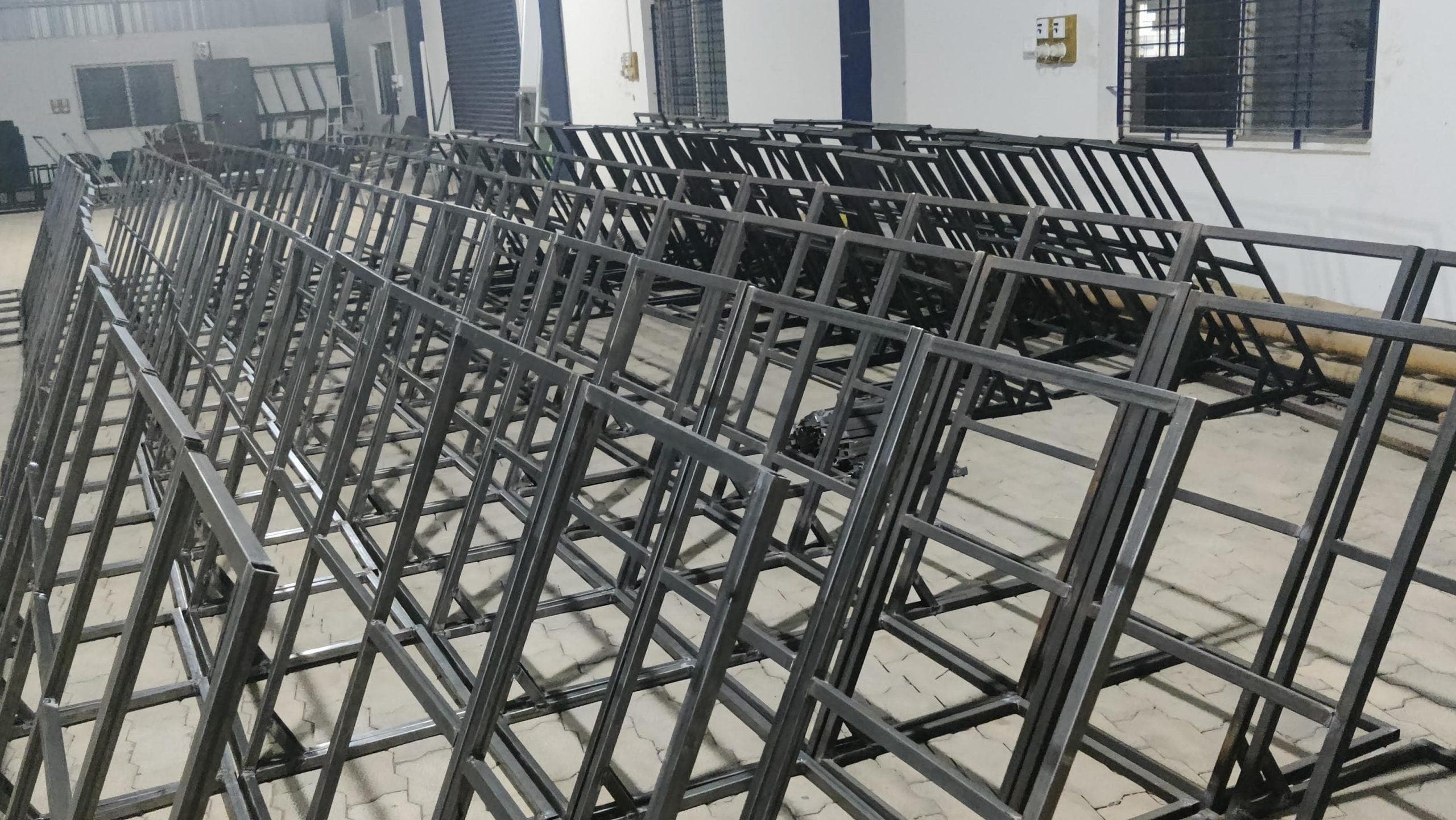 Fabricated steel signage hardware