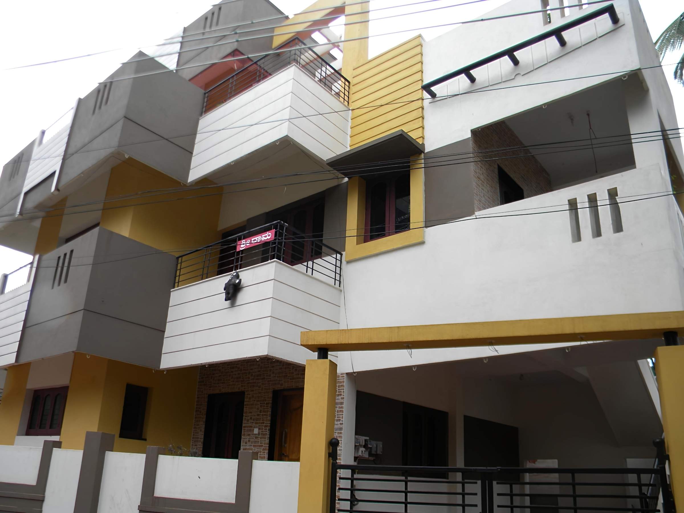 Completed residential building
