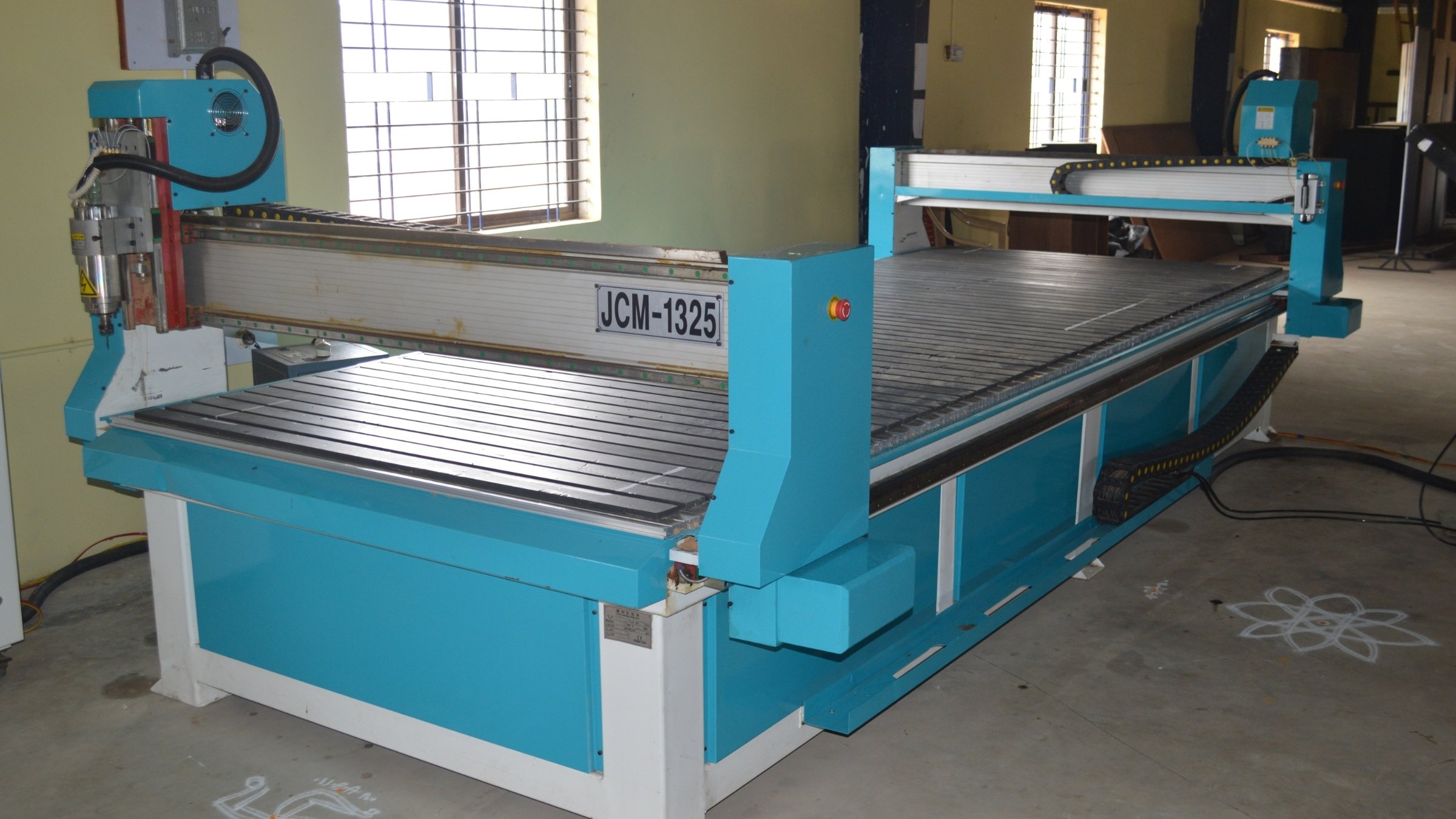 CNC router on the fabrication floor